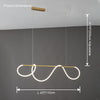 WOMO Rope Led Linear Brass Chandelier-WM2059a thumbnail