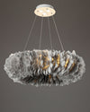 WOMO Feather Round Pendant Light-WM2060 thumbnail