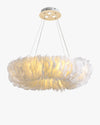 WOMO Feather Round Pendant Light-WM2060 thumbnail