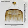 WOMO Fringe Round Chandelier-WM2062a thumbnail