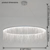 WOMO Fringe Round Chandelier-WM2062a thumbnail