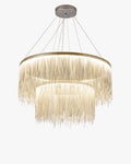 WOMO Tiered Fringe Chandelier-WM2062c