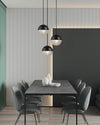 WOMO Prismatic/Milk Glass Globe Pendant Light-WM2065 thumbnail