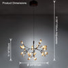 WOMO Heracleum/Firefly Branch Chandelier-WM2072 thumbnail