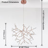 WOMO Heracleum/Firefly Branch Chandelier-WM2072 thumbnail
