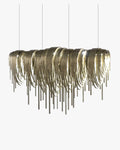 WOMO Fringe Linear Chandelier-WM2089