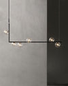 WOMO Linear Glass Globe Chandelier-WM2090 thumbnail