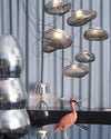 WOMO Cloud Blown Glass Pendant Light-WM2101 thumbnail