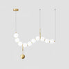 WOMO Pearl Brass Globe Dining Room Chandelier-WM2102a thumbnail