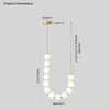 WOMO Pearl Brass Globe Chandelier-WM2102e thumbnail