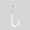 WOMO Pearl Brass Globe Chandelier-WM2102e thumbnail
