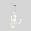 WOMO Pearl Brass Globe Chandelier-WM2102e thumbnail