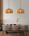 WOMO Pumpkin Wood Pendant Light-WM2105 thumbnail
