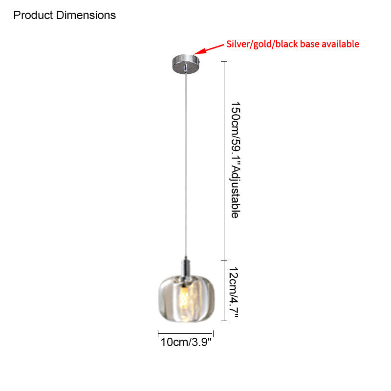 WOMO Colored Glass Multi Pendant Chandelier-WM2111a