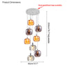 WOMO Waterfall Glass Pendant Chandelier-WM2111b thumbnail
