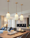 WOMO Ribbed Milk Glass Lantern Pendant Light-WM2115 thumbnail