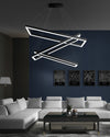 WOMO Black Tiered Rectangular Chandelier-WM2120 thumbnail