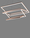 WOMO Black Tiered Rectangular Chandelier-WM2120 thumbnail