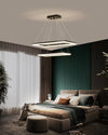 WOMO Black Tiered Rectangular Chandelier-WM2120 thumbnail