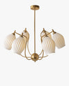 WOMO Mid Century Modern Ceramic Arm Chandelier-WM2121 thumbnail