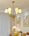 WOMO Mid Century Modern Ceramic Arm Chandelier-WM2121 thumbnail