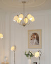 WOMO Mid Century Modern Ceramic Arm Chandelier-WM2121 thumbnail