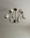 WOMO Mid Century Modern Ceramic Arm Chandelier-WM2121 thumbnail