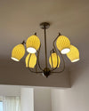 WOMO Mid Century Modern Ceramic Arm Chandelier-WM2121 thumbnail