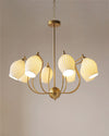 WOMO Mid Century Modern Ceramic Arm Chandelier-WM2121 thumbnail