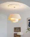 WOMO Pleated Fabric Drum Pendant Light-WM2130 thumbnail