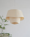 WOMO Pleated Fabric Drum Pendant Light-WM2130 thumbnail