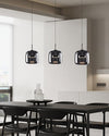 WOMO Drum Blown Glass Pendant Light-WM2145 thumbnail