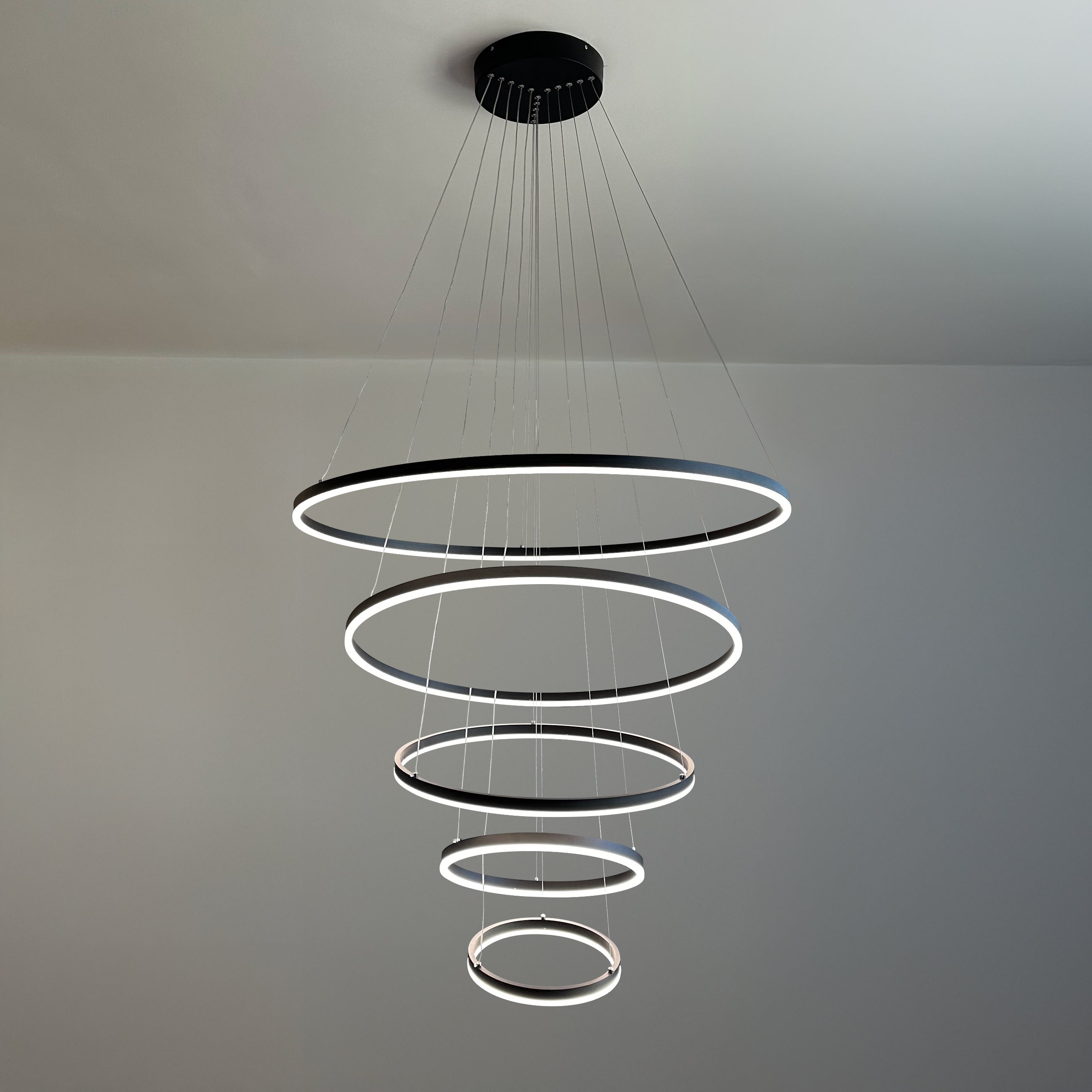 WOMO Tiered Ring LED Chandelier - WM2159