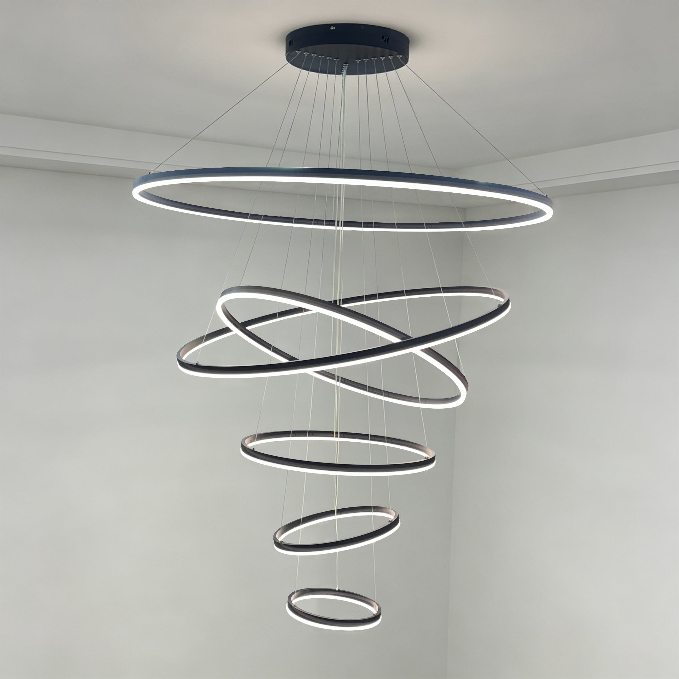 WOMO Tiered Ring LED Chandelier - WM2159