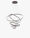 WOMO Tiered Ring LED Chandelier-WM2159