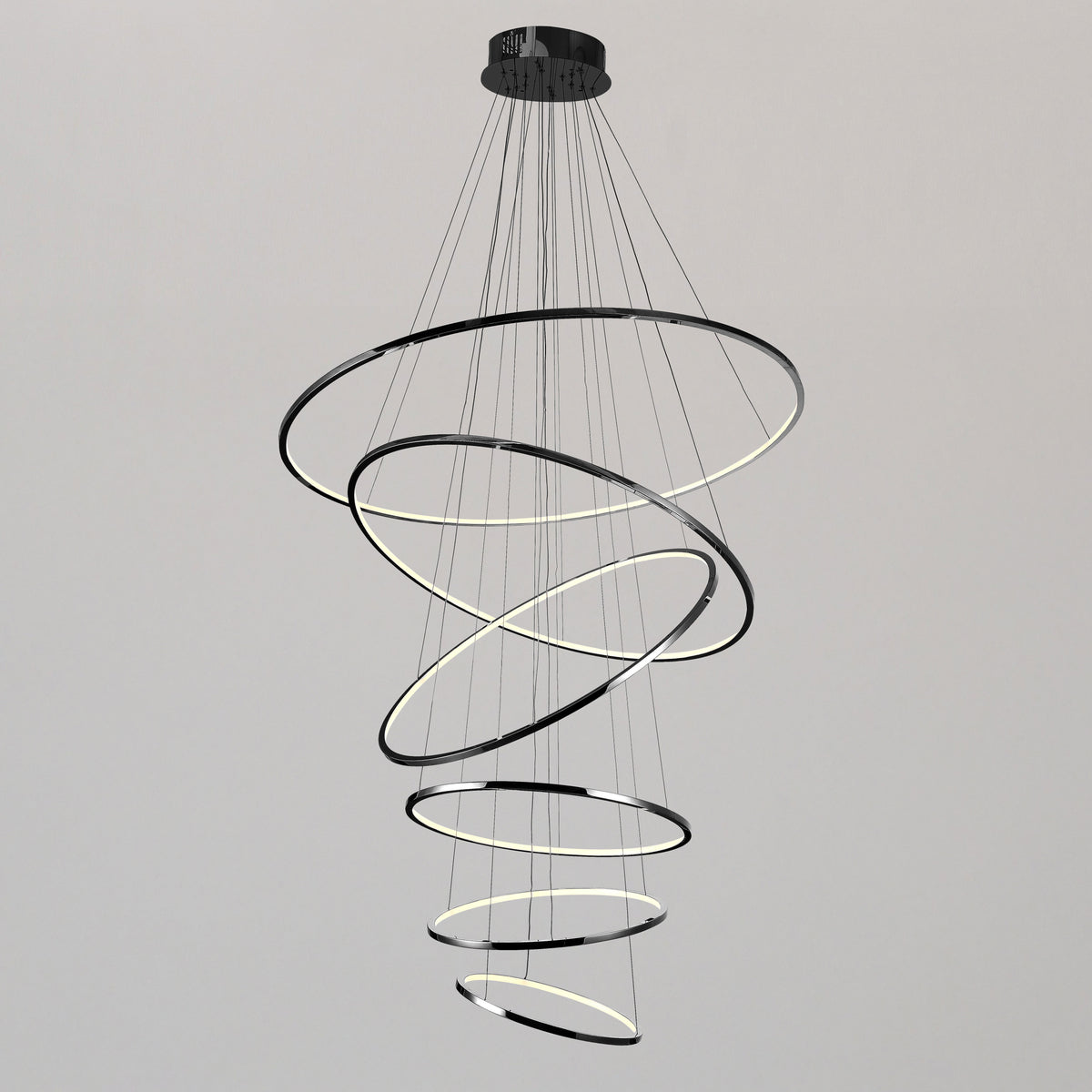 WOMO Tiered Ring LED Foyer Chandelier-WM2160