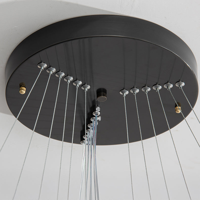 WOMO Tiered Ring LED Foyer Chandelier-WM2160