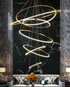 WOMO Large Tiered Ring LED Foyer Chandelier-WM2160 thumbnail