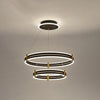 WOMO Tiered Black Rings Chandelier-WM2172 thumbnail