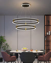WOMO Tiered Black Rings Chandelier-WM2172 thumbnail