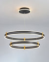 WOMO Tiered Black Rings Chandelier-WM2172 thumbnail