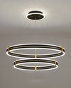 WOMO Tiered Black Rings Chandelier-WM2172 thumbnail