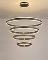 WOMO Tiered Black Rings Chandelier-WM2172 thumbnail