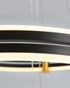WOMO Tiered Black Rings Chandelier-WM2172 thumbnail