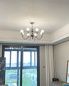 WOMO Glass Globe Black Arm Chandelier-WM2173 thumbnail