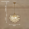 WOMO Textured Glass Bubble Chandelier-WM2180 thumbnail