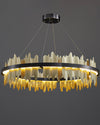 WOMO Iceberg Round Black Gold Chandelier-WM2183 thumbnail
