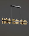 WOMO Iceberg Black Gold Linear Chandelier-WM2184 thumbnail