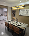 WOMO Iceberg Black Gold Linear Chandelier-WM2184 thumbnail