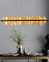 WOMO Iceberg Black Gold Linear Chandelier-WM2184 thumbnail